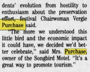 Shayne’s Place Motel & Cabins (Songbird Motel) - June 1994 Article